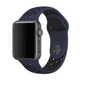 Iwatch strap navy blue fits all series large